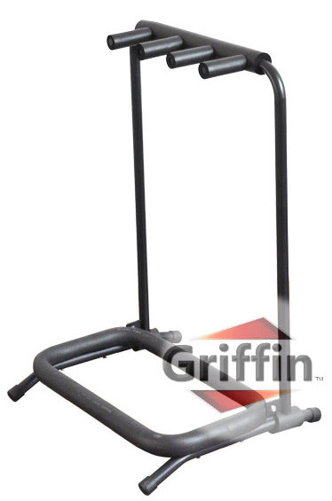 Triple Guitar Stands Multi Multiple Guitar Rack 3 Holder Folding Stand by Griffin