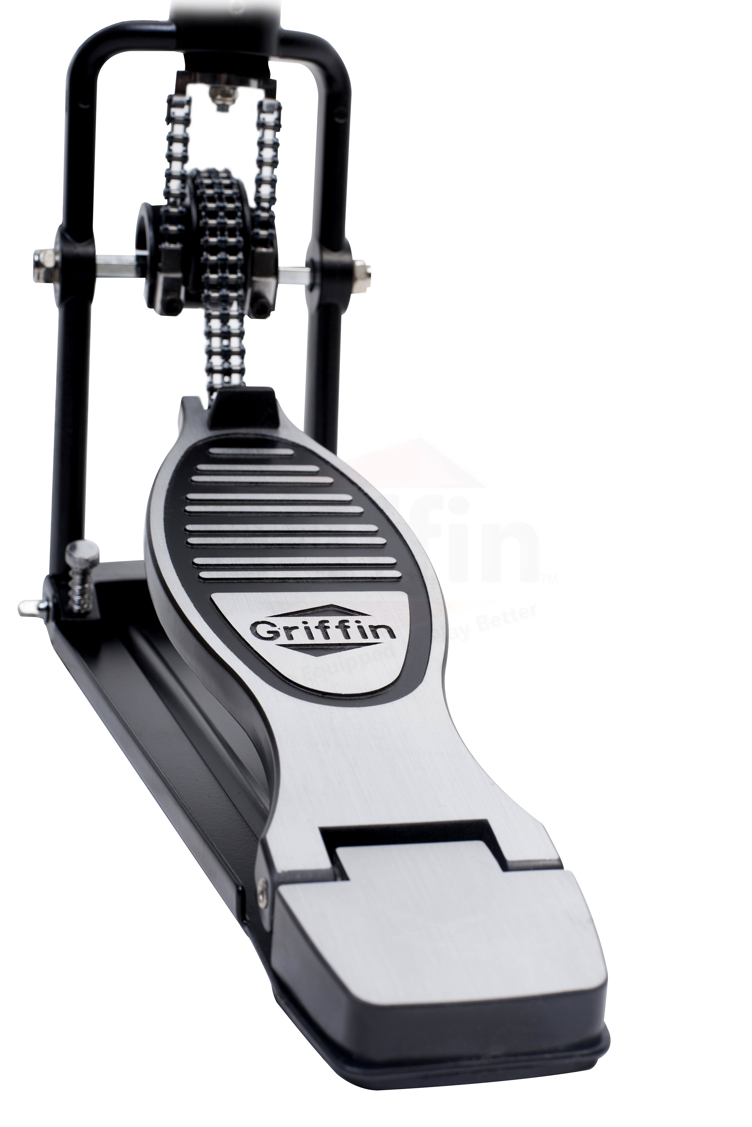 Remote HiHat Cymbal Stand Pedal HeavyDuty HiHat Drum Hardware by