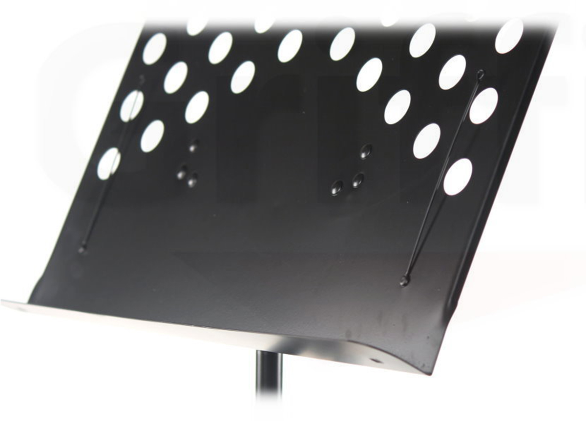 2 Pack Music Stand Deluxe CONDUCTOR Sheet Metal Tripod Folding Stage Holder