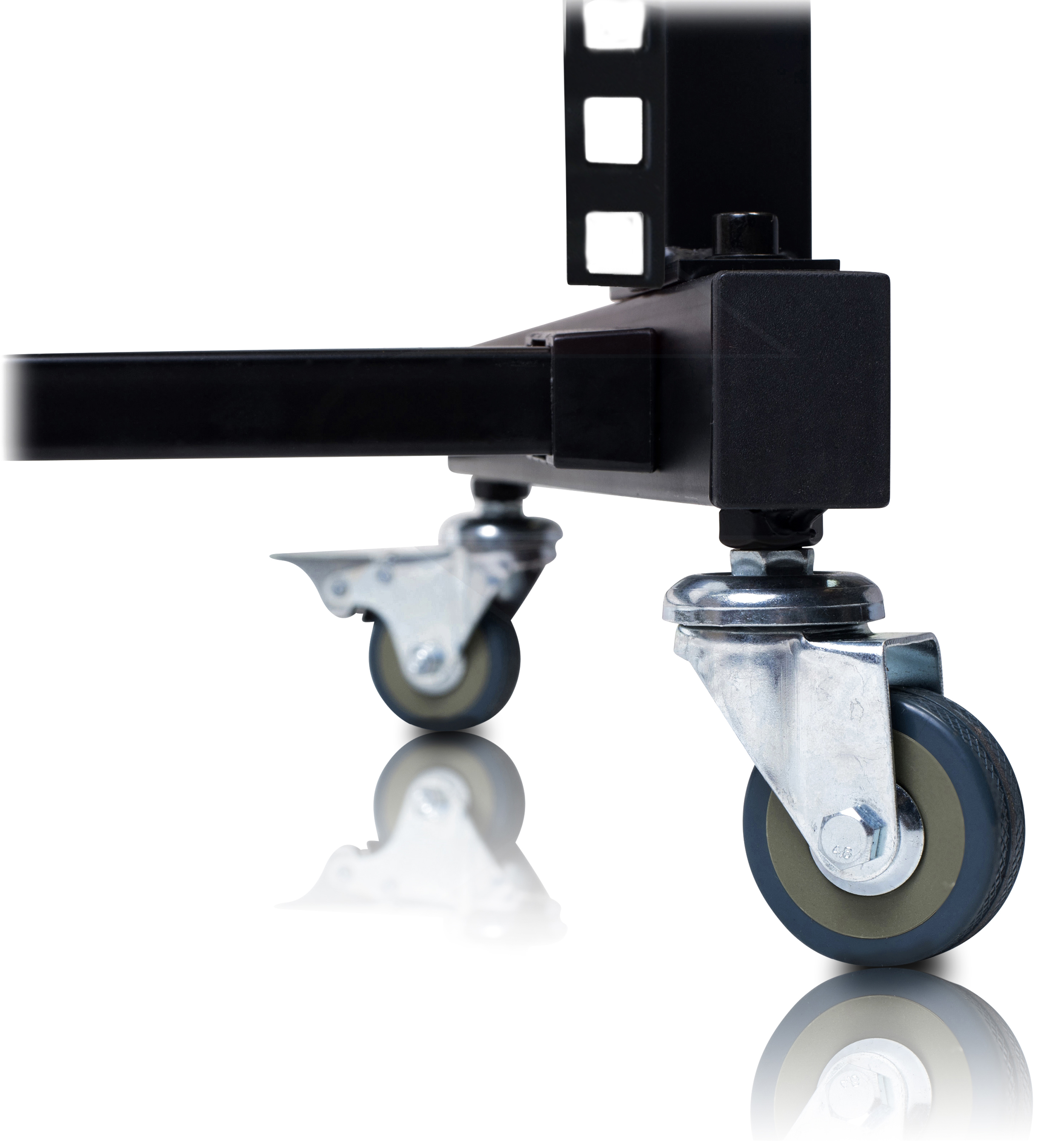 Rolling Rack Mount Stand Music Studio Equipment Mixer Cart Gear