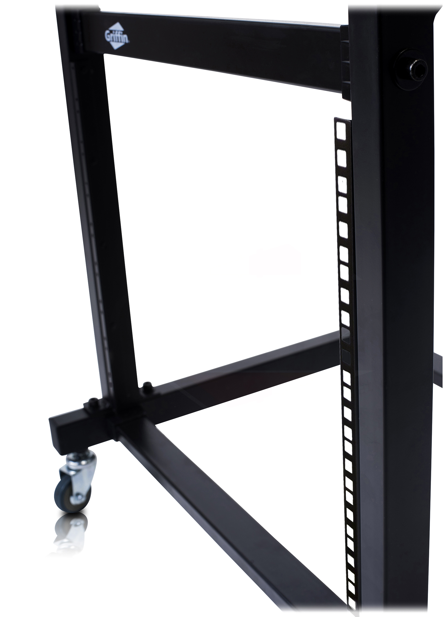 Rolling Rack Mount Stand Music Studio Equipment Mixer Cart Gear