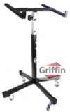 Studio Mixer Stand on Wheels Rolling Audio Stage DJ Cart on Casters Adjustable & Portable By Griffin