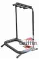Triple Guitar Stands Multi Multiple Guitar Rack 3 Holder Folding Stand by Griffin