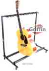 Multi Guitar Rack 7 Seven Multi Guitar Stand Holder Folding Racks by Griffin