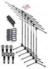 Cardioid Microphone Package with Mic Boom Stands & Clips 6 PACK by Griffin