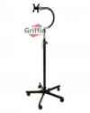 Mobile LCD Cart with Casters Rolling Nesting Plasma TV Stand on Wheels AV Flat Pannel Mount 37" Screen by Griffin