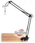 Scissor Microphone Arm Stand Mount Desk  Boom Suspension Mic for Studio Broadcasting Radio by Griffin