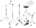 Drum Hardware Pack 6-Piece Stand Package by Griffin MS Series