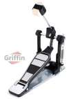 Single Kick Drum Pedal for Bass Drum Chain-Drive by Griffin