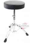 Drum Throne Stool Drummers Seat Double-Braced Hardware by Griffin