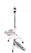 HiHat Stand Cymbal Hi-Hat Pedal Double-Braced Drum Hardware by Griffin