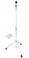 Double Braced Straight Cymbal Stand Drum Hardware by Griffin