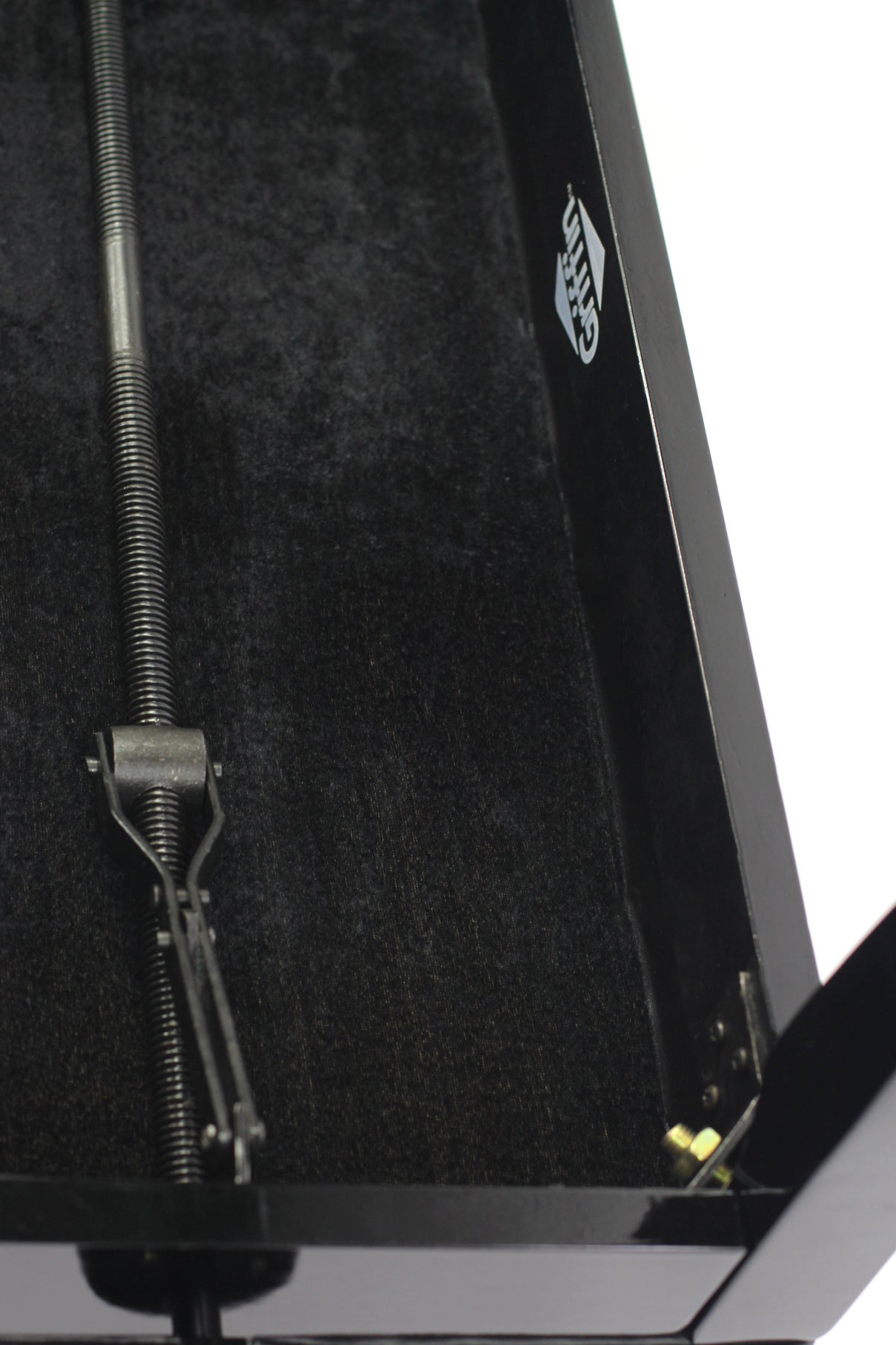 GRIFFIN Genuine Leather Duet Piano Bench Seat Black Wood Keyboard Guitar Stool eBay