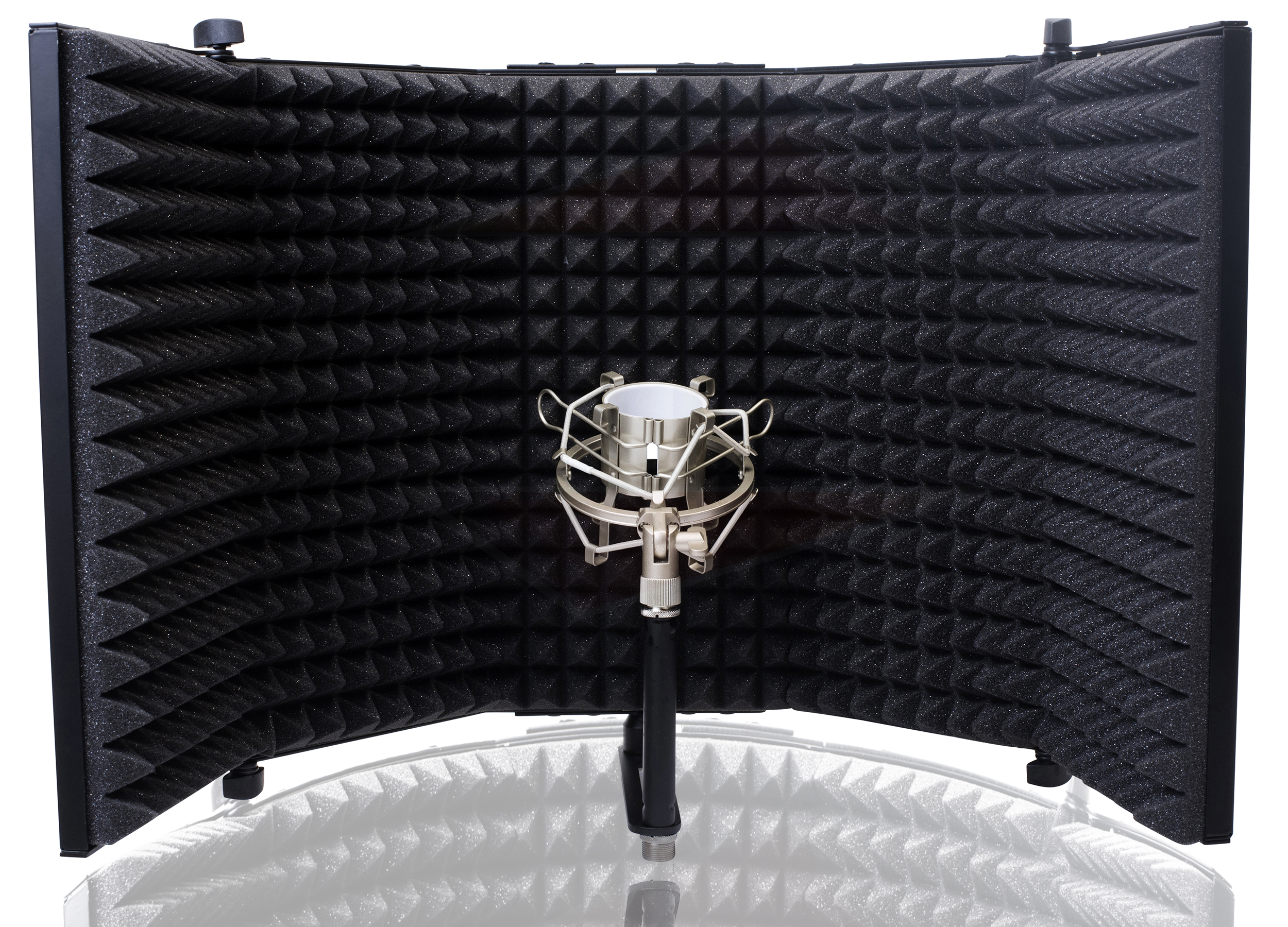 Studio Microphone Diffuser Isolation Sound Absorber Foam Panel Shield