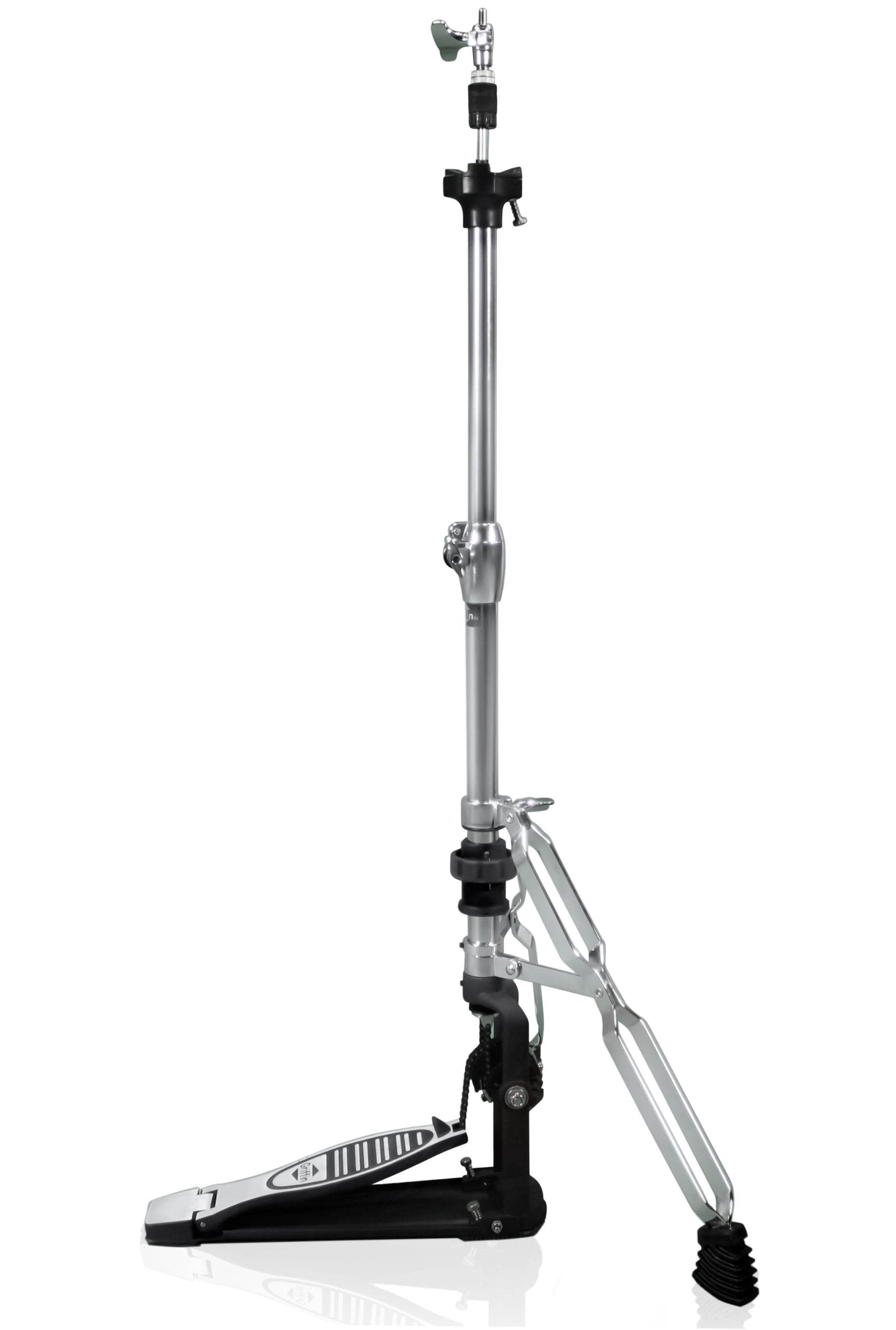 GRIFFIN 2 Leg HiHat Stand Percussion No Leg High Hat Pedal Cymbal