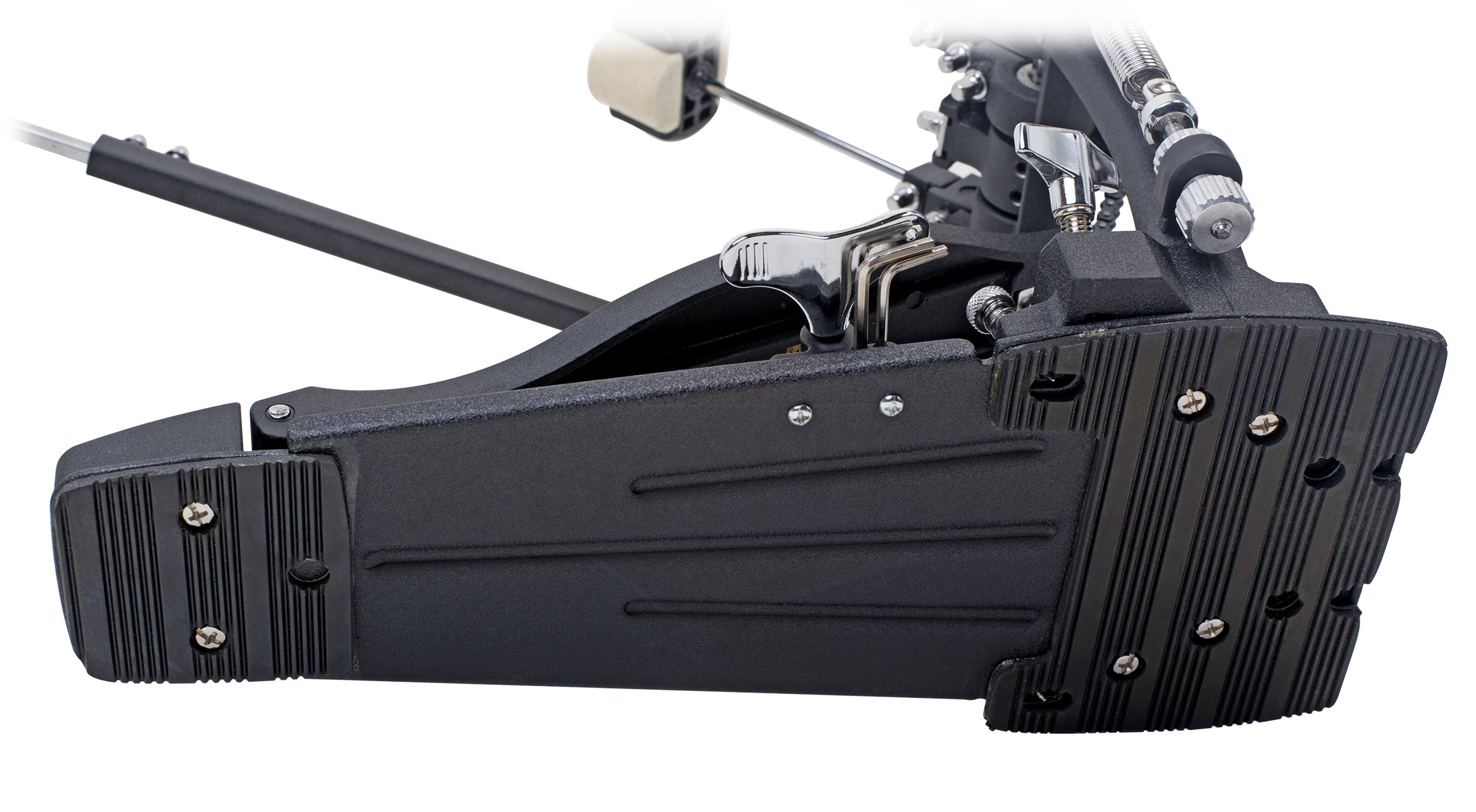 GRIFFIN Double Kick Drum Pedal Twin Foot Bass Dual Chain Percussion