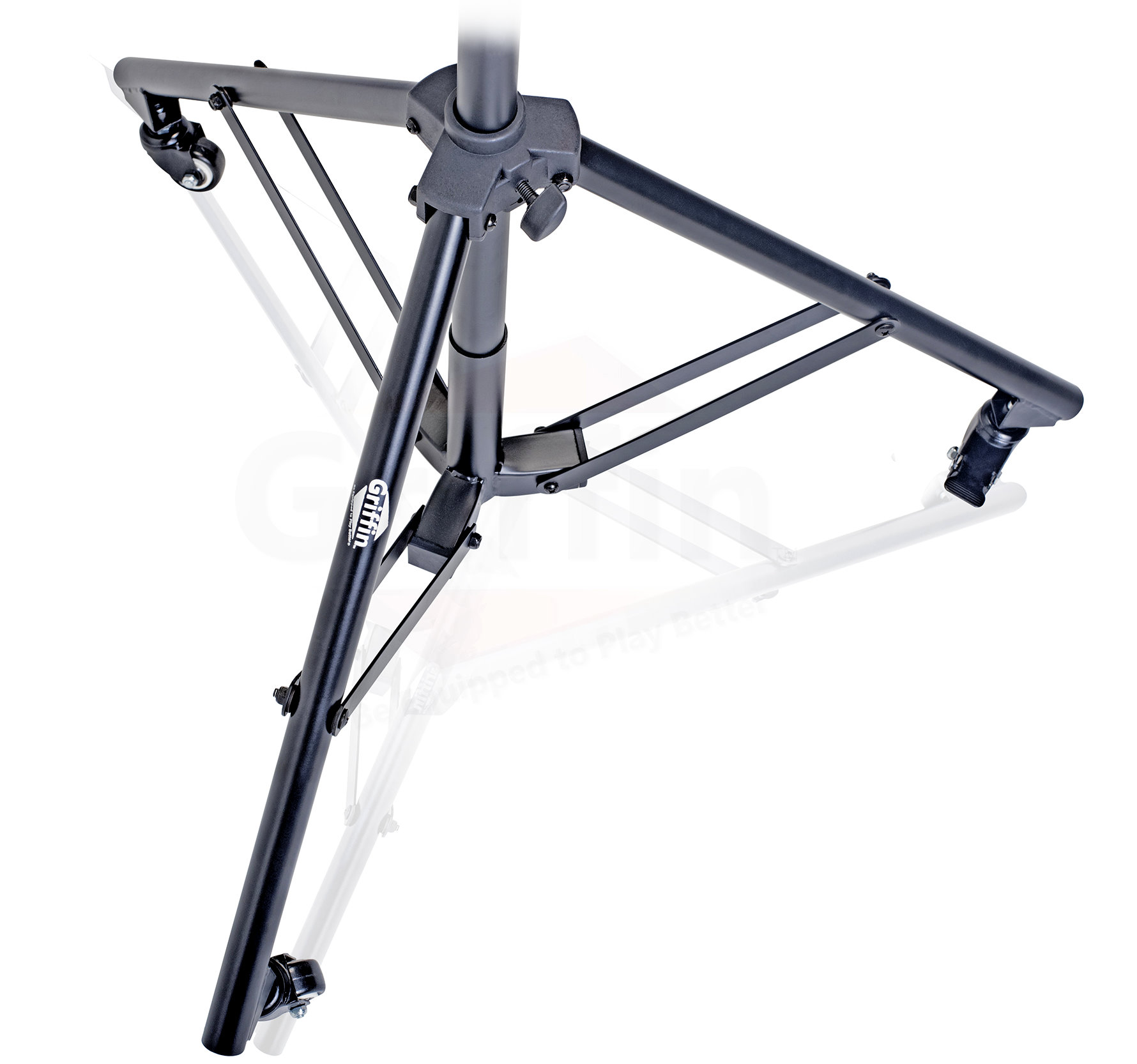 Studio Microphone Stand On Wheels Tall Overhead Boom Arm Mic Mount