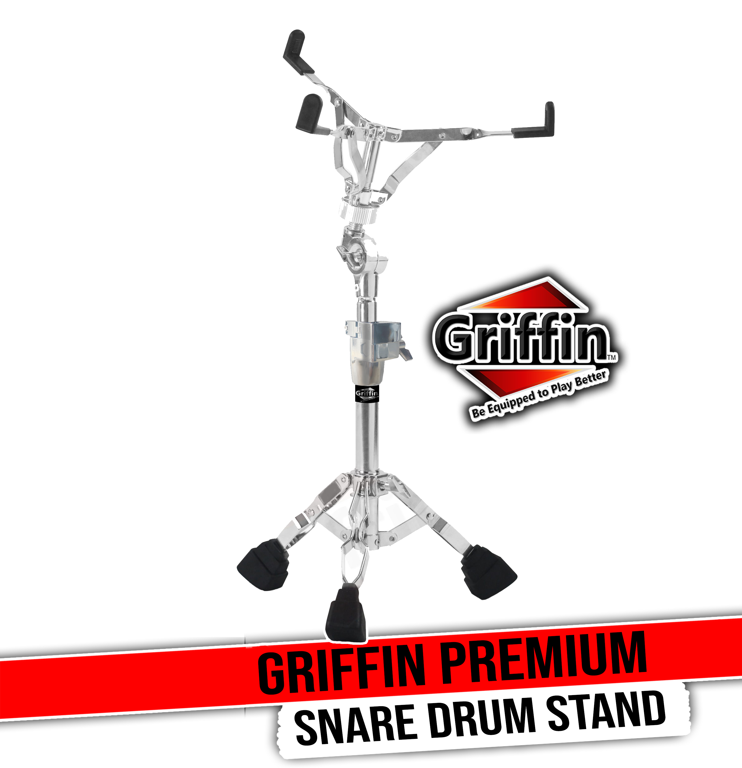 GRIFFIN Snare Drum Stand Premium Percussion Hardware Tom Mount Pad